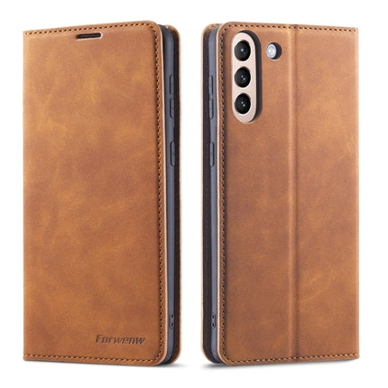 Forwenw Dream Series Oil Edge Strong Magnetism Horizontal Flip Leather Case with Holder & Card Slots & Wallet & Photo Frame, For Samsung Galaxy S21 5G, For Samsung Galaxy S21+ 5G, For Samsung Galaxy S21 Ultra 5G, For Xiaomi Mi 10T Lite�����������������...
