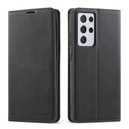 Forwenw Dream Series Oil Edge Strong Magnetism Horizontal Flip Leather Case with Holder & Card Slots & Wallet & Photo Frame, For Samsung Galaxy S21 5G, For Samsung Galaxy S21+ 5G, For Samsung Galaxy S21 Ultra 5G, For Xiaomi Mi 10T Lite�����������������...