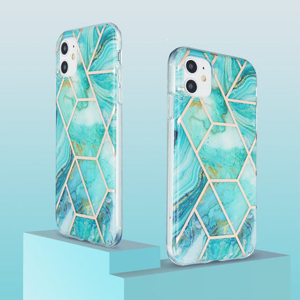 3D Electroplating Marble Pattern TPU Protective Case, For iPhone 11, For iPhone 11 Pro, For iPhone 11 Pro Max, For iPhone 12 mini
