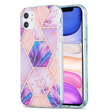 3D Electroplating Marble Pattern TPU Protective Case, For iPhone 11, For iPhone 11 Pro, For iPhone 11 Pro Max, For iPhone 12 mini