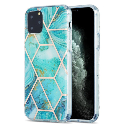 3D Electroplating Marble Pattern TPU Protective Case, For iPhone 11, For iPhone 11 Pro, For iPhone 11 Pro Max, For iPhone 12 mini