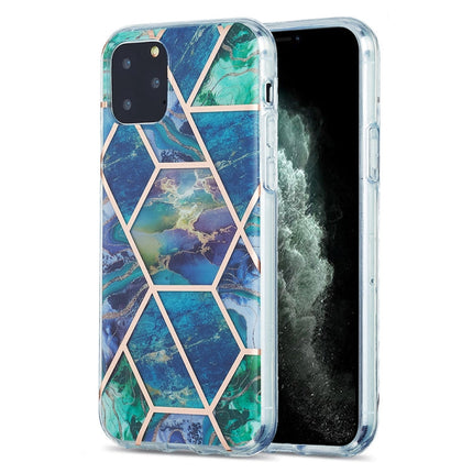 3D Electroplating Marble Pattern TPU Protective Case, For iPhone 11, For iPhone 11 Pro, For iPhone 11 Pro Max, For iPhone 12 mini
