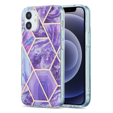 3D Electroplating Marble Pattern TPU Protective Case, For iPhone 11, For iPhone 11 Pro, For iPhone 11 Pro Max, For iPhone 12 mini