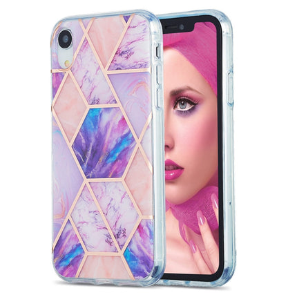 3D Electroplating Marble Pattern TPU Protective Case, For iPhone 12 / 12 Pro, For iPhone 12 Pro Max, For iPhone XS / X, For iPhone XR