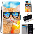For iPhone 12 mini / Cat Drinking Soda