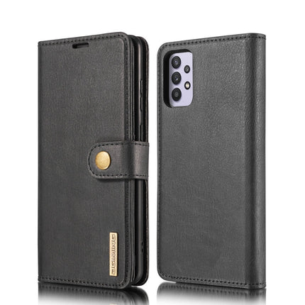 DG.MING Crazy Horse Texture Flip Detachable Magnetic Leather Case with Holder & Card Slots & Wallet, For Samsung Galaxy A12, For Samsung Galaxy A32 5G, For Samsung Galaxy A52 5G / 4G, For Samsung Galaxy A72 5G / 4G