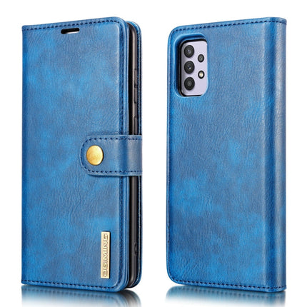 DG.MING Crazy Horse Texture Flip Detachable Magnetic Leather Case with Holder & Card Slots & Wallet, For Samsung Galaxy A12, For Samsung Galaxy A32 5G, For Samsung Galaxy A52 5G / 4G, For Samsung Galaxy A72 5G / 4G