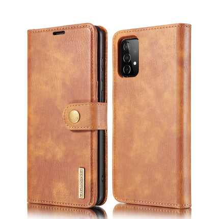 DG.MING Crazy Horse Texture Flip Detachable Magnetic Leather Case with Holder & Card Slots & Wallet, For Samsung Galaxy A12, For Samsung Galaxy A32 5G, For Samsung Galaxy A52 5G / 4G, For Samsung Galaxy A72 5G / 4G