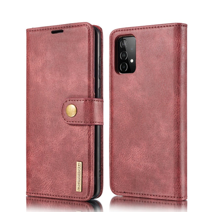 DG.MING Crazy Horse Texture Flip Detachable Magnetic Leather Case with Holder & Card Slots & Wallet, For Samsung Galaxy A12, For Samsung Galaxy A32 5G, For Samsung Galaxy A52 5G / 4G, For Samsung Galaxy A72 5G / 4G
