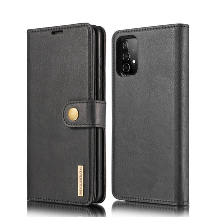 DG.MING Crazy Horse Texture Flip Detachable Magnetic Leather Case with Holder & Card Slots & Wallet, For Samsung Galaxy A12, For Samsung Galaxy A32 5G, For Samsung Galaxy A52 5G / 4G, For Samsung Galaxy A72 5G / 4G