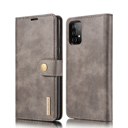 DG.MING Crazy Horse Texture Flip Detachable Magnetic Leather Case with Holder & Card Slots & Wallet, For Samsung Galaxy A12, For Samsung Galaxy A32 5G, For Samsung Galaxy A52 5G / 4G, For Samsung Galaxy A72 5G / 4G