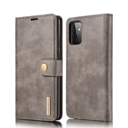 DG.MING Crazy Horse Texture Flip Detachable Magnetic Leather Case with Holder & Card Slots & Wallet, For Samsung Galaxy A12, For Samsung Galaxy A32 5G, For Samsung Galaxy A52 5G / 4G, For Samsung Galaxy A72 5G / 4G