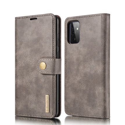 DG.MING Crazy Horse Texture Flip Detachable Magnetic Leather Case with Holder & Card Slots & Wallet, For Samsung Galaxy A12, For Samsung Galaxy A32 5G, For Samsung Galaxy A52 5G / 4G, For Samsung Galaxy A72 5G / 4G