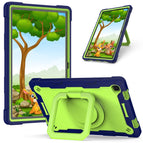 For Samsung Galaxy Tab A7 10.4 (2020) T500 / T505 / Navy Blue + Yellow-green