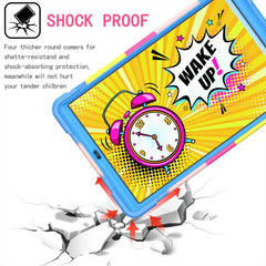 Contrast Color Shockproof Robot Silicone + PC Case with Wristband Holder, For Samsung Galaxy Tab A10.1 (2019) T510, For Samsung Galaxy Tab A 8.0 (2019) T290