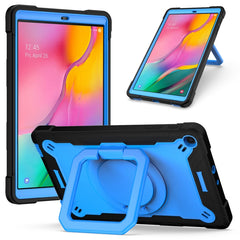 Contrast Color Shockproof Robot Silicone + PC Case with Wristband Holder, For Samsung Galaxy Tab A10.1 (2019) T510, For Samsung Galaxy Tab A 8.0 (2019) T290