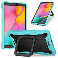 Contrast Color Shockproof Robot Silicone + PC Case with Wristband Holder, For Samsung Galaxy Tab A10.1 (2019) T510, For Samsung Galaxy Tab A 8.0 (2019) T290
