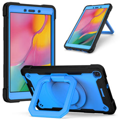 Contrast Color Shockproof Robot Silicone + PC Case with Wristband Holder, For Samsung Galaxy Tab A10.1 (2019) T510, For Samsung Galaxy Tab A 8.0 (2019) T290