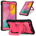 For Samsung Galaxy Tab A 8.0 (2019) T290 / Black + Rose Red