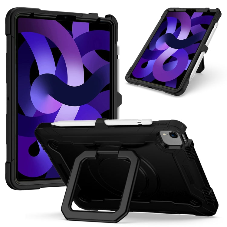 Contrast Color Shockproof Robot Silicone + PC Case with Wristband Holder, For iPad 10.2 2021 / 2020 / 2019, For iPad Air 2022 / 2020 10.9