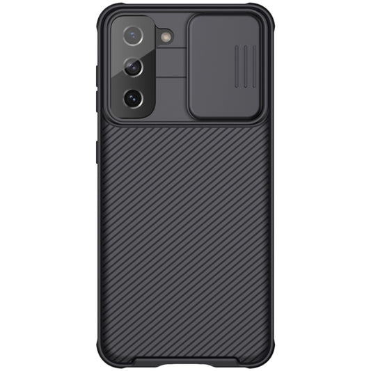 NILLKIN Black Mirror Pro Series Camshield Full Coverage Dust-proof Scratch Resistant Phone Case, For Samsung Galaxy S21 5G, For Samsung Galaxy S21 Plus 5G, For Samsung Galaxy S21 Ultra 5G