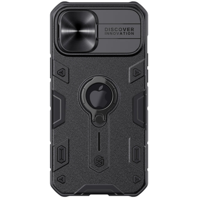 NILLKIN Shockproof CamShield Armor Protective Case with Invisible Ring Holder, For iPhone 12 Pro Max