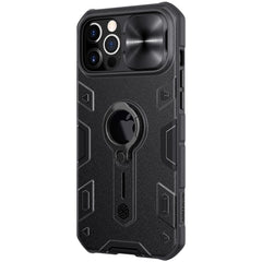 NILLKIN Shockproof CamShield Armor Protective Case with Invisible Ring Holder, For iPhone 12 Pro Max