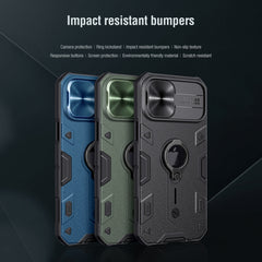 NILLKIN Shockproof CamShield Armor Protective Case with Invisible Ring Holder, For iPhone 12 Pro Max