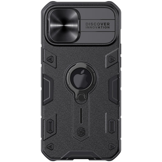 NILLKIN Shockproof CamShield Armor Protective Case with Invisible Ring Holder, For iPhone 12 Pro Max