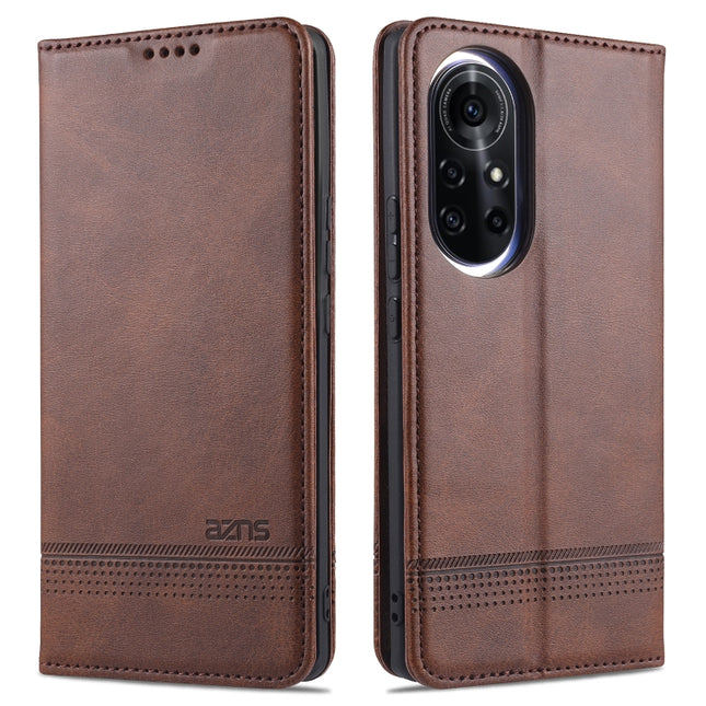 AZNS Magnetic Calf Texture Horizontal Flip Leather Case with Card Slots & Holder & Wallet, For Huawei nova 8 5G, For Samsung Galaxy S21 Ultra 5G, For Huawei nova 8 Pro 5G