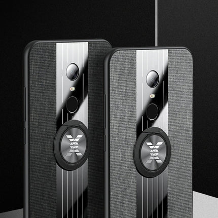 XINLI Stitching Cloth Textue Shockproof TPU Protective Case with Ring Holder, For Xiaomi Redmi 5 Plus, For Xiaomi Redmi Note 8, For Xiaomi Mi 8, For Xiaomi Mi 9, For Xiaomi Mi Max 2