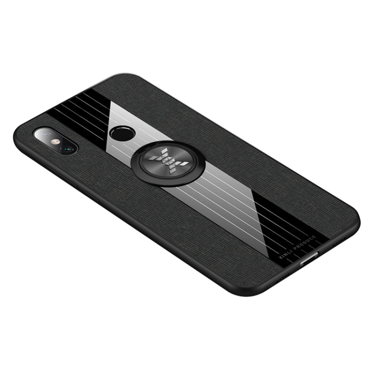 XINLI Stitching Cloth Textue Shockproof TPU Protective Case with Ring Holder, For Xiaomi Mi Max 3, For Xiaomi Mi 6X / A2, For Xiaomi Mi 9 SE, For Xiaomi Mi CC9