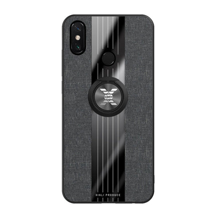 XINLI Stitching Cloth Textue Shockproof TPU Protective Case with Ring Holder, For Xiaomi Mi Max 3, For Xiaomi Mi 6X / A2, For Xiaomi Mi 9 SE, For Xiaomi Mi CC9