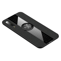 XINLI Stitching Cloth Textue Shockproof TPU Protective Case with Ring Holder, For Xiaomi Mi CC9e, For Xiaomi Mi 8 Lite