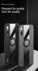XINLI Stitching Cloth Textue Shockproof TPU Protective Case with Ring Holder, For Xiaomi Mi CC9e, For Xiaomi Mi 8 Lite