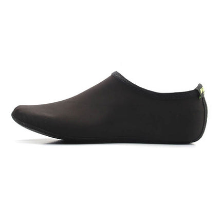 Non-slip Plastic Grain Texture Thick Cloth Sole Solid Color Diving Shoes and Socks, One Pair, M, L, XL, XXL