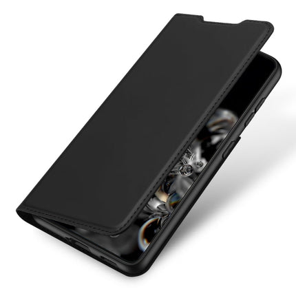 DUX DUCIS Skin Pro Series Horizontal Flip PU + TPU Leather Case with Holder & Card Slots, For Samsung Galaxy S21 5G