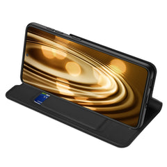 DUX DUCIS Skin Pro Series Horizontal Flip PU + TPU Leather Case with Holder & Card Slots, For Samsung Galaxy S21 5G
