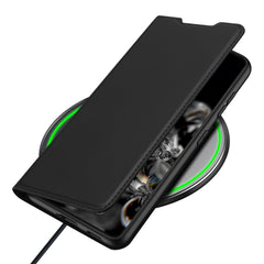 DUX DUCIS Skin Pro Series Horizontal Flip PU + TPU Leather Case with Holder & Card Slots, For Samsung Galaxy S21 5G