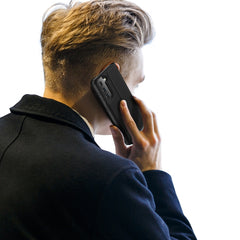 DUX DUCIS Skin Pro Series Horizontal Flip PU + TPU Leather Case with Holder & Card Slots, For Samsung Galaxy S21 5G