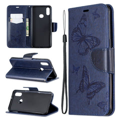 Two Butterflies Embossing Pattern Horizontal Flip Leather Case with Holder & Card Slot & Wallet & Lanyard, For Huawei Mate 30 Lite, For Huawei Mate 30 Pro, For Galaxy A10s, For Galaxy A20s, For Xiaomi Redmi Note 8