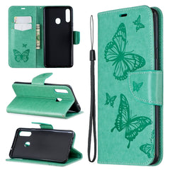 Two Butterflies Embossing Pattern Horizontal Flip Leather Case with Holder & Card Slot & Wallet & Lanyard, For Huawei Mate 30 Lite, For Huawei Mate 30 Pro, For Galaxy A10s, For Galaxy A20s, For Xiaomi Redmi Note 8