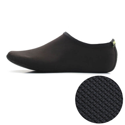 3mm Non-slip Rubber Embossing Texture Sole Solid Color Diving Shoes and Socks, One Pair, XXXL