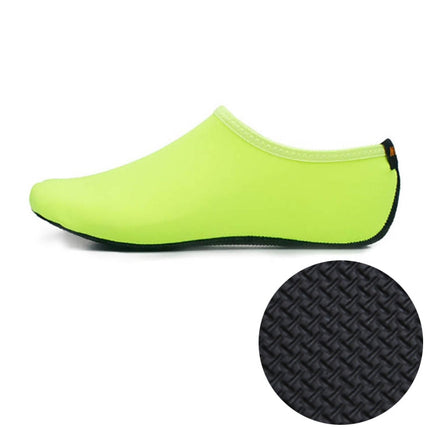 3mm Non-slip Rubber Embossing Texture Sole Solid Color Diving Shoes and Socks, One Pair, XXXL