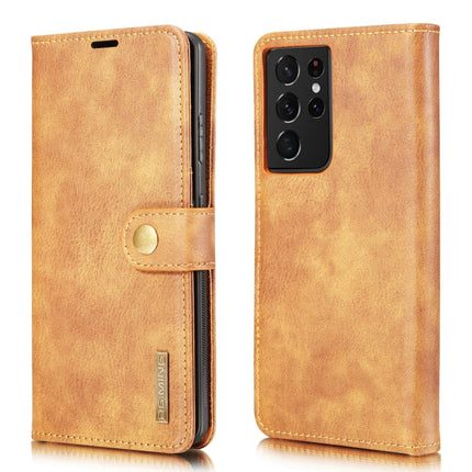 DG.MING Crazy Horse Texture Flip Detachable Magnetic Leather Case with Holder & Card Slots & Wallet, For Samsung Galaxy S21 5G, For Samsung Galaxy S21+ 5G, For Samsung Galaxy S21 Ultra 5G