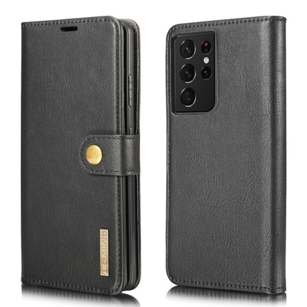 DG.MING Crazy Horse Texture Flip Detachable Magnetic Leather Case with Holder & Card Slots & Wallet, For Samsung Galaxy S21 5G, For Samsung Galaxy S21+ 5G, For Samsung Galaxy S21 Ultra 5G