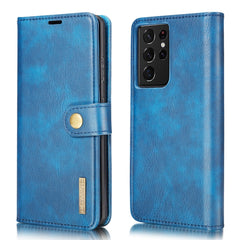 DG.MING Crazy Horse Texture Flip Detachable Magnetic Leather Case with Holder & Card Slots & Wallet, For Samsung Galaxy S21 5G, For Samsung Galaxy S21+ 5G, For Samsung Galaxy S21 Ultra 5G