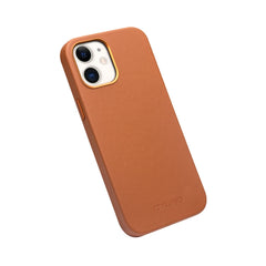 QIALINO Nappa Leather Shockproof Magsafe Case, For iPhone 12 mini, For iPhone 12 Pro Max