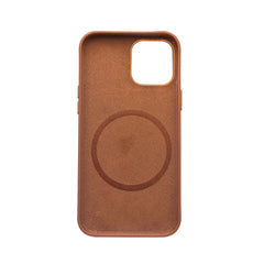QIALINO Nappa Leather Shockproof Magsafe Case, For iPhone 12 mini, For iPhone 12 Pro Max