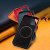 QIALINO Nappa Leather Shockproof Magsafe Case, For iPhone 12 mini, For iPhone 12 / 12 Pro, For iPhone 12 Pro Max